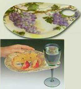 Trailing Grapes Party Plate-0