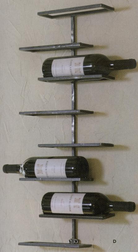 8 Bottle Tribeca Wall Wine Rack-0
