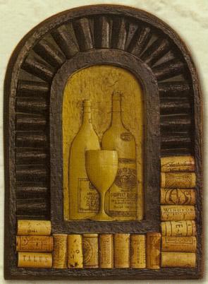 Small Wine Wall Plaque-0