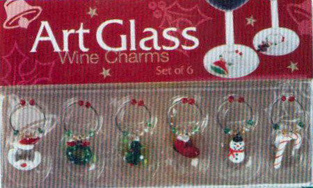 Christmas Wine Marker Charms-0